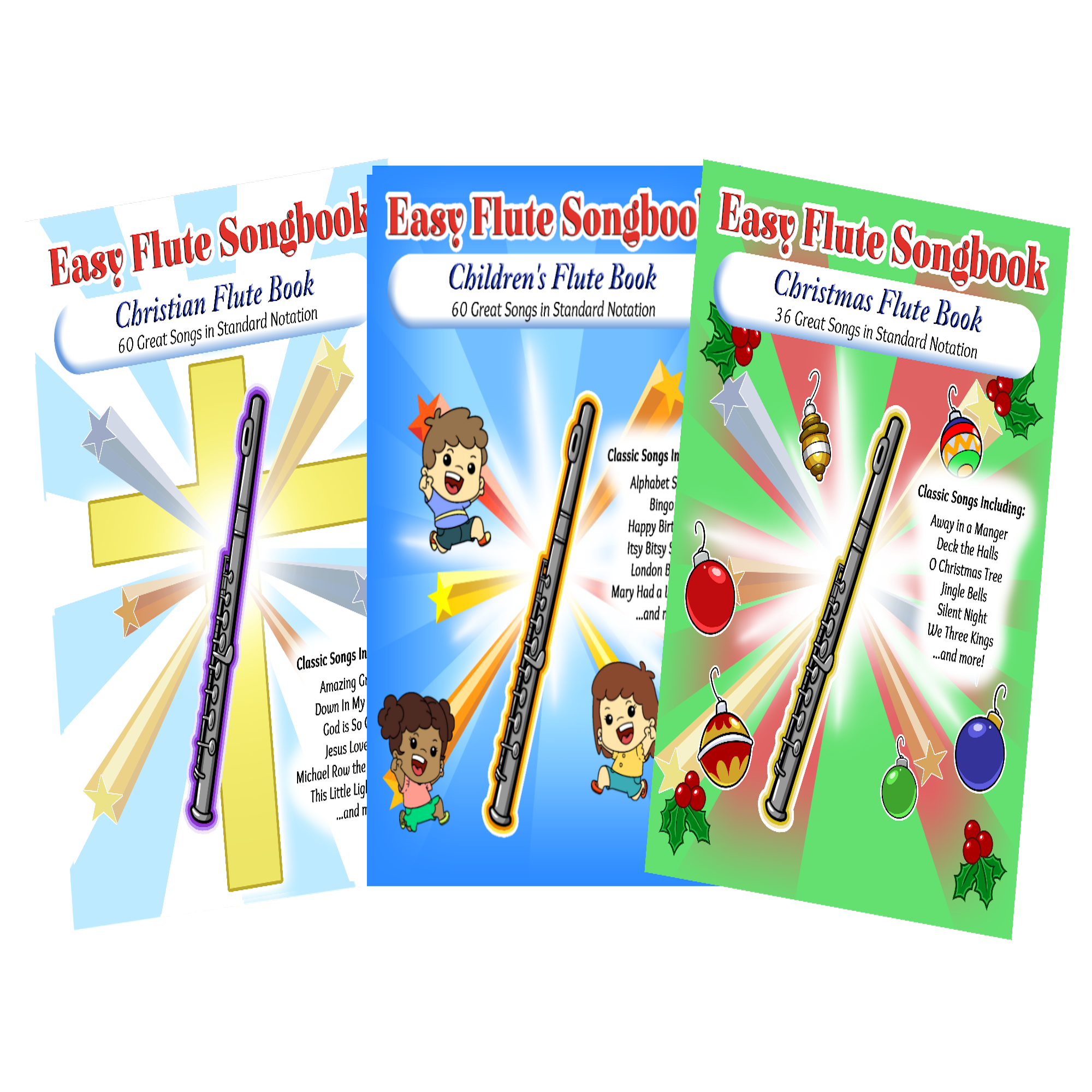 Easy Flute Songbooks for Children and Beginners